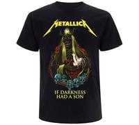 Metallica Unisex T-Shirt If Darkness Had a Son Short Sleeves Black X-Large