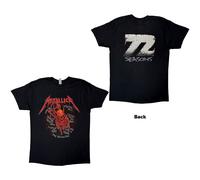 Metallica T Shirt Skull Screaming Red 72 Seasons Official Unisex Black XL