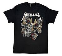 Metallica Skull Moth Black T-Shirt NEW OFFICIAL