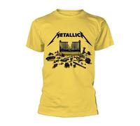 Metallica Unisex Adult 72 Seasons Simplified Cover T-Shirt / S Yellow PH3287