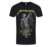 Metallica Unisex Adult And Justice For All Tracks T-Shirt PH1268