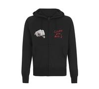 Metallica Unisex Adult Cliff Burton Fist Full Zip HoodieM Black PH1274