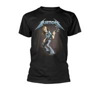 Metallica Unisex Adult Cliff Burton Squindo Stack T-Shirt PH1276