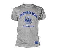 Metallica Unisex Adult College Crest T-Shirt PH2365