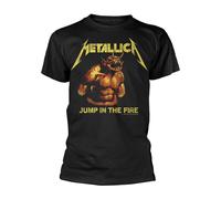 Metallica Unisex Adult Jump In The Fire Vintage T-Shirt PH1590