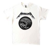 Black Album Poster T Shirt metallica White S
