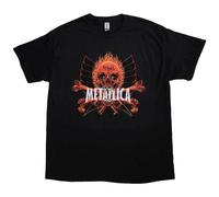 Rebel Band Logo T Shirt metallica Black XXL