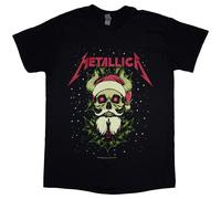 Metallica Unisex T-Shirt: Santa Horns (X-Large)