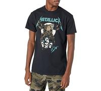 Metallica Unisex's Official S&m2 Moose Skull T-Shirt, Black, Large