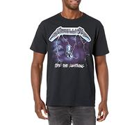 Metallica Unisex's Ride The Lightning T-Shirt, Black, S
