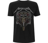 Metallica Viking Official Tee T-Shirt Mens Unisex (Medium) Black