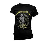 Metallica Womens/Ladies And Justice For All Tracks T-Shirt PH2434