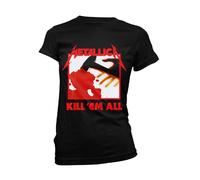 Metallica Womens/Ladies Kill Em All Tracks T-Shirt PH2670