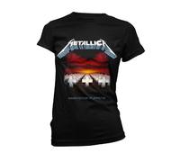 Metallica Womens/Ladies Master Of Puppets Tracks T-Shirt PH2779