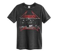 Amplified Metallica 'Young Metal Attack' (Charcoal) T-Shirt Clothing (xx-Large)
