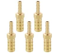 METALLIXITY 3Pcs Brass Hose Barb to Adapter 10mm Barb x 4mm for Automotive, Motorcycle, Marine, Truck, RV Fuel Systems