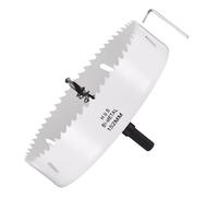 METALLIXITY Bi-Metal Hole Saw 6"152mm M42 HSS for Hard Steel White