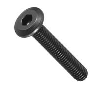 METALLIXITY Flat Head Hex Socket Cap Screws Bolts(M6-1x35) 10Pcs, 304 Stainless Steel Hex Socket Furniture Bolts Screws - for Furniture Woodworking Project, Black