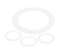 METALLIXITY Goof Rings for 3 Inch Recessed Lights, ID 2.9" x OD 4.7", 4 Pcs Metal Goof Rings Cover Recessed Light Trim for Ceiling Wall Fixtures Can Lighting Down Light LED, White