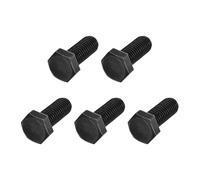 METALLIXITY Hex Bolts (M14-2x35mm) 5Pcs, Carbon Steel Fully Threaded Black Oxide, Coarse Thread UNC Hex Head Screw Bolt - for Furniture Repair