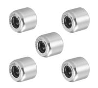 METALLIXITY HF0306 Needle Roller Bearings 3mm x 6.5mm x 6mm 5 Packs, Chromium Steel Open End Thrust Bearing - for Industrial Machinery and Equipment