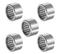 METALLIXITY HK2820 Needle Roller Bearings 28mm ID x 35mm OD x 20mm Height 5 Packs, Chromium Steel Open End Thrust Bearing - for Industrial Machinery and Equipment