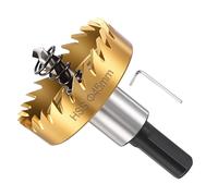METALLIXITY Hole Saw 45mm 1-3/4" M35 High Speed Steel for Metal Gold