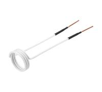 METALLIXITY Induction Heater Coil,1000W 110V Magnetic Induction Heater Tools 35mm ID x 20.5mm Length Magnetic Coils for Rusty Bolts Nuts Screws Removal, White