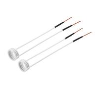 METALLIXITY Induction Heater Coil,2 Pcs 1000W 110V Magnetic Induction Heater Tools 25mm ID x 25.5mm Length Magnetic Coils for Rusty Bolts Nuts Screws Removal, White