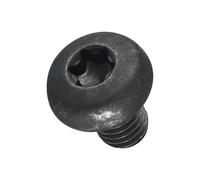 METALLIXITY Pan Head Torx Security Screws Bolts (M8-1.25x12mm) 10Pcs, Button Torx Head Machine Screws Carbon steel - for Furniture Woodworking Project, Black