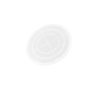 METALLIXITY Round Floor Drain Cover (12cm/ 4.7") 1Pcs, Plastic Shower Stall Drain Protector - for Furniture Repair Replacement, Kitchen, Bathroom, White
