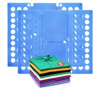 METALLIXITY Shirt Folder Board 2Pcs Plastic 20Sheets Size Label Light Blue