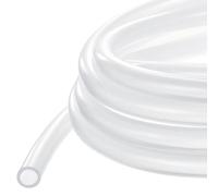 METALLIXITY Silicon Tubing(1/2" ID x 9/16" OD x 3.3Ft), Pure Silicone Hoses High Temp - for Printer, Hot Water Dispenser, Engine, Brewing, Fish Tank Air Pump, Pump Transfer, Clear