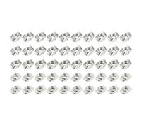 METALLIXITY Sliding T Slot Nuts (M4 Thread) 50pcs, Carbon Steel T-Slot Nut Hammer Head Fastener for 2020 Series Aluminum Extrusion Profile