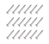 METALLIXITY Small Nails (1.2x10mm) 500pcs, Carbon Steel Tiny Hardware Nails - for Household Woodworking, Silver Tone