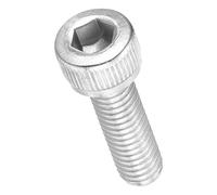 METALLIXITY Socket Head Cap Screw(M5-0.8x18mm)30Pcs, 304 Stainless Steel Allen Socket Drive Metric - Machine Internal Hex Screw UNC Coarse Thread, Silver Tone