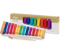 Metallophone, Xylophone Sound Bar Game with Mallet, colorful, 12 Tones