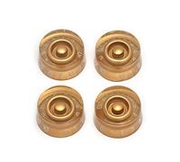 Metallor Electric Guitar Top Hat Knobs Speed Volume Tone Control Knobs Compatible with Les Paul LP Style Electric Guitar Parts Replacement Set of 4Pcs Gold.