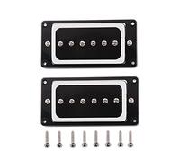 Metallor Humbucker Style Pickups Bridge and Neck Set for Les Paul P90 Style Electric Guitar. (CR)