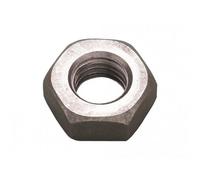 Metalmate Hexagon Full Nut, Zinc Plated in Metallic Silver Metalmate Metallic Silver