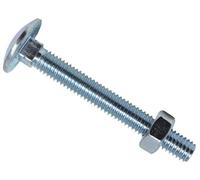 Metalmate Memcsx0650 Cup Square Hex Bolt & Nut Zp M6 X 50mm Box 50 Memcsx0650