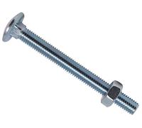 Metalmate® MEMCSX10100 Cup Square Hex Bolt & Nut Zp M10 X 100Mm Box 25