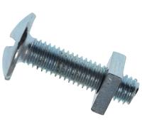 Metalmate® MEMRBN0516 Roofing Bolt & Nut Zp M5 X 16Mm (Box 50)