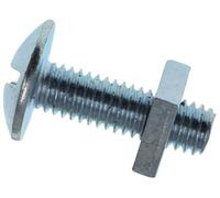 Metalmate Memrbn0620 Roofing Bolt & Nut Zp M6 X 20mm (Box 50) Memrbn0620