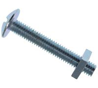 Metalmate® MEMRBN0630 Roofing Bolt & Nut Zp M6 X 30Mm (Box 50)