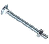 Metalmate Metalmate M6 X 65 Cup Sq Hex Bolts Zp Gr4.8 Bx 25, Durable Design For Professional And Diy Use