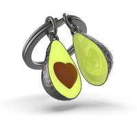 O meta[l]morphose METALMORPHOSE - Avocado Cute Love Keyring - Veggie - Original Gift for Men and Women, Green, One Size