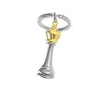 METALMORPHOSE - Chess Piece Keyring - MTM240-01, Silver, Gold, One Size, One Size