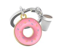 METALMORPHOSE - Donut Keyring - Men's Gift, Women's Gift, Pink, One Size