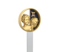 METALMORPHOSE Gemini Zodiac Sign Bookmark - Gemini Astrological Sign - Gift for Men, Women and Children